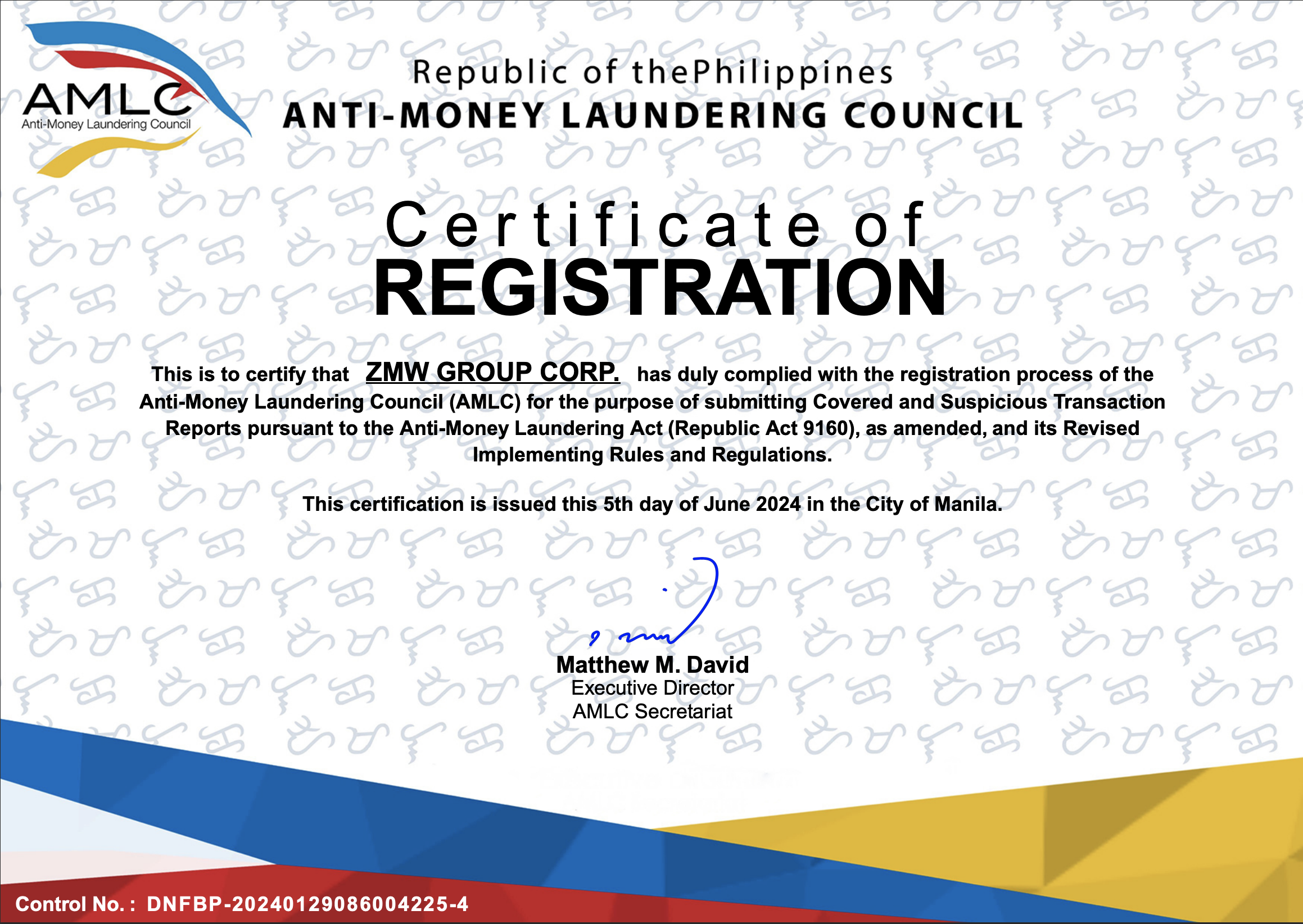 ZMW COR AMLC